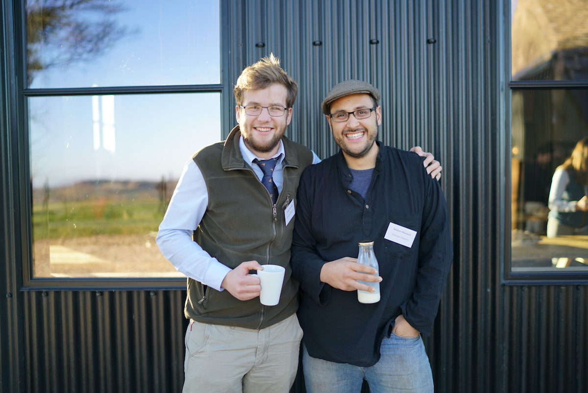 Andrew Brewster from Brewster Cattle Co and Muhsen Hassanin from Abraham Organics