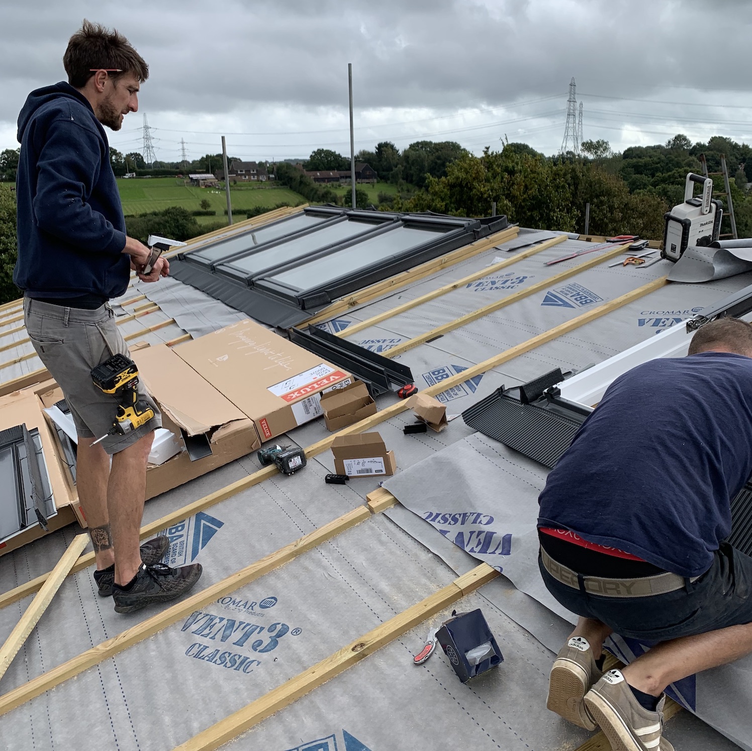 Velux window installation